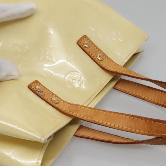 LOUIS VUITTON Monogram Vernis Reade PM Hand Bag Perle M91336 - Picture 6 of 12
